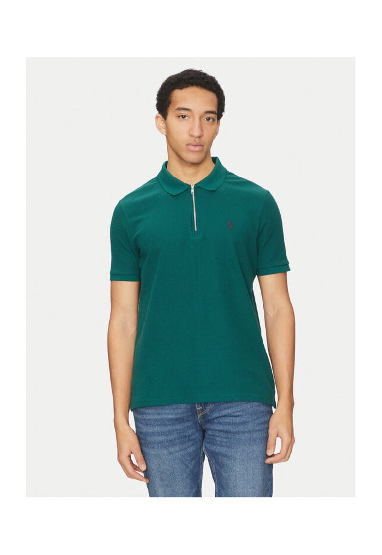 Tricou barbati - 305230119 - Bumbac/Poliester - Verde - Verde