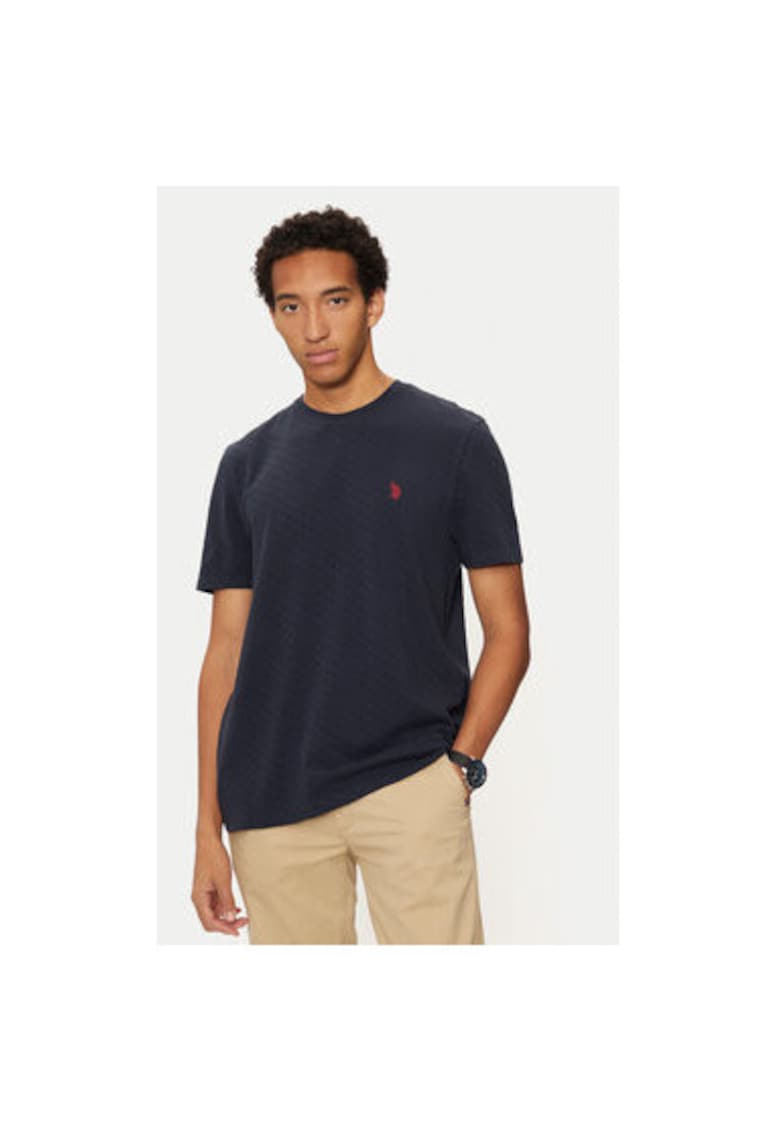 Tricou barbati - 304797927 - Bumbac - Albastru Tricou barbati - 304797927 - Bumbac - Albastru