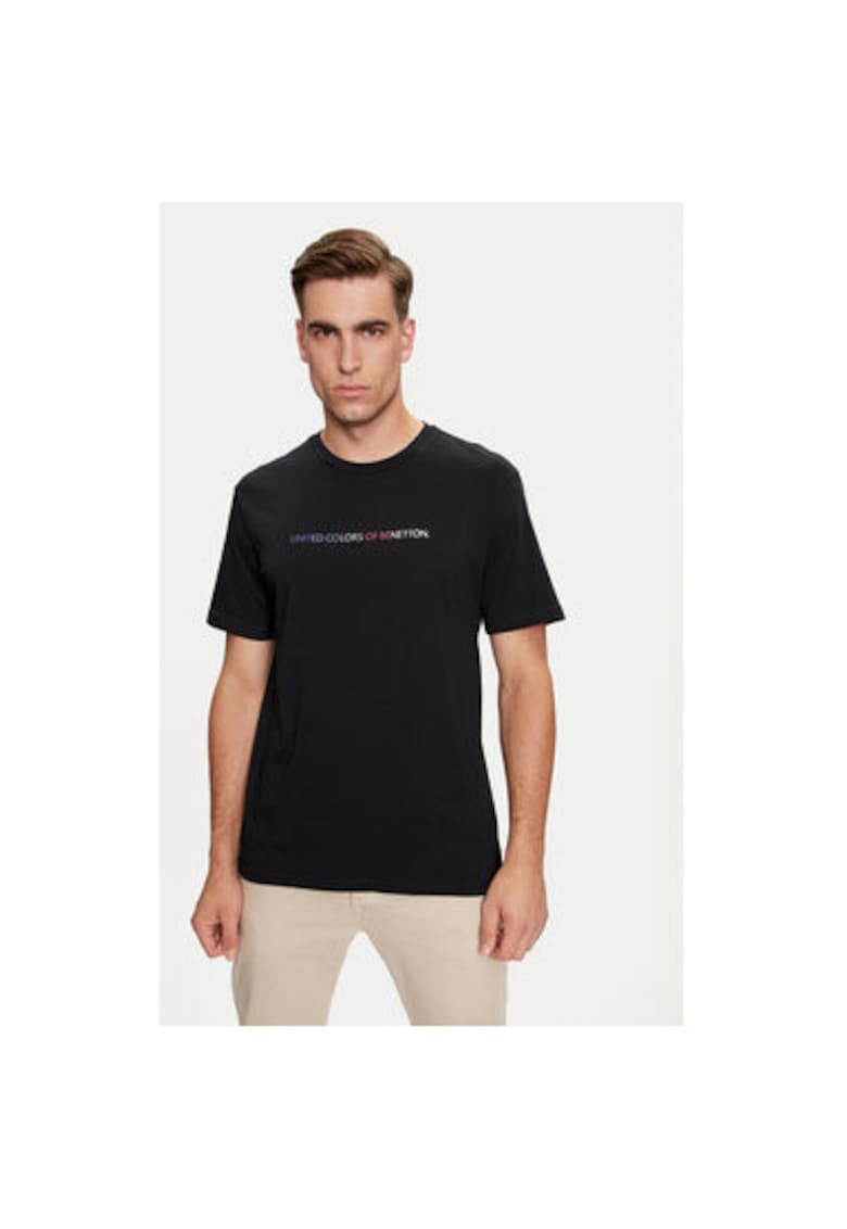 Tricou barbati -  304268809 - Bumbac - Negru