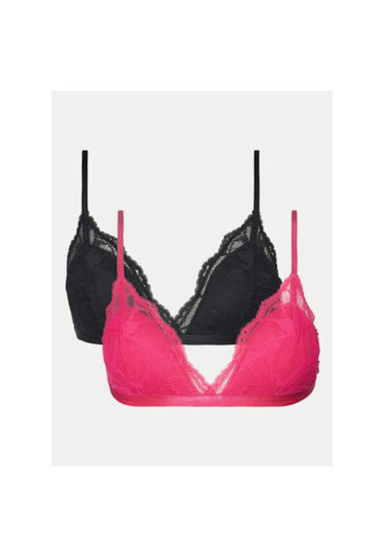 Set 2 sutiene dama -  304344572 - Poliamida/Poliester - Negru