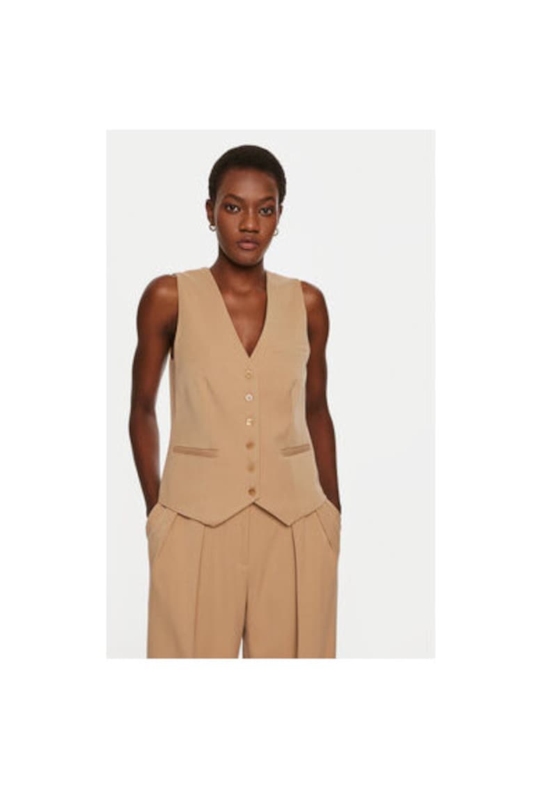 Vesta dama -  304548925 - Poliester/Viscoza - Bej Vesta dama -  304548925 - Poliester/Viscoza - Bej