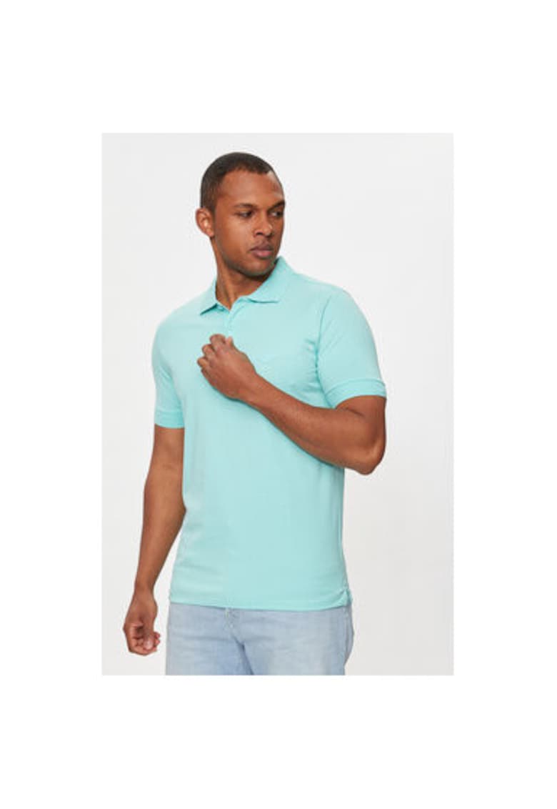 Tricou barbati - 303873264 - Bumbac - Albastru Tricou barbati - 303873264 - Bumbac - Albastru