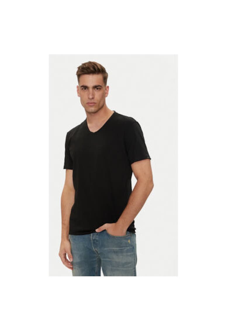 Tricou barbati -  304397172 - Bumbac - Negru