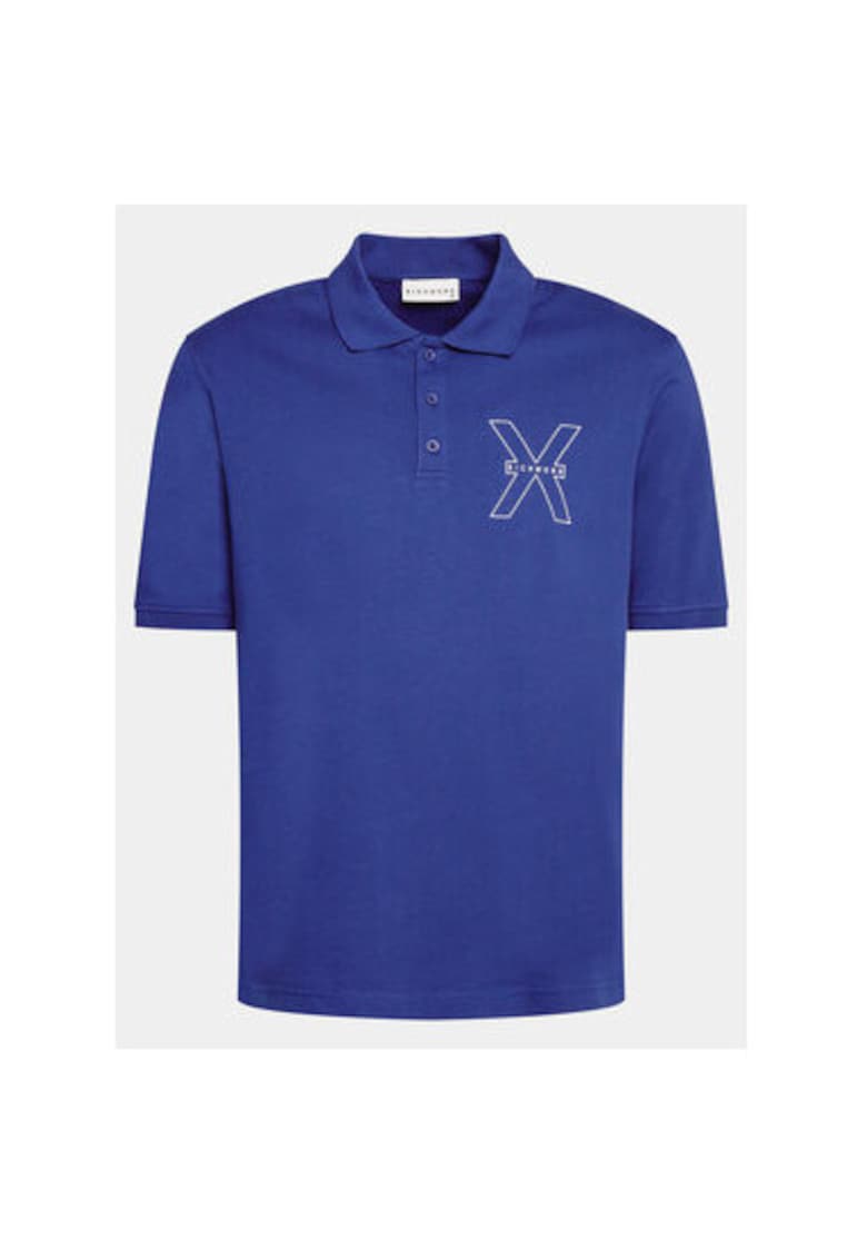 Tricou barbati - 303885977 - Bumbac - Albastru