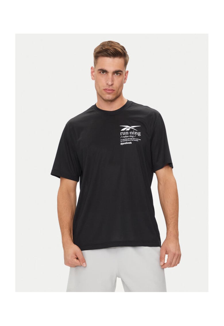 Tricou barbati - 304552199 - Poliester reciclat - Negru - Negru