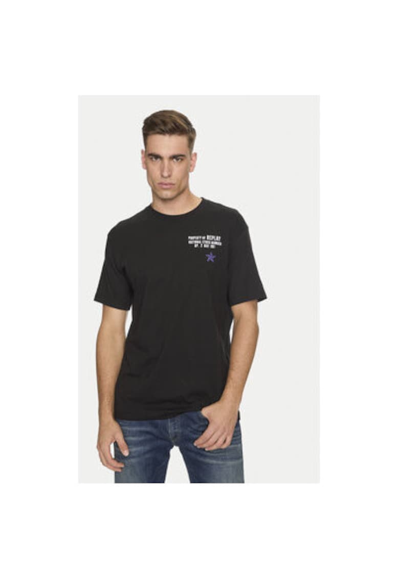 Tricou barbati -  304397332 - Bumbac - Negru