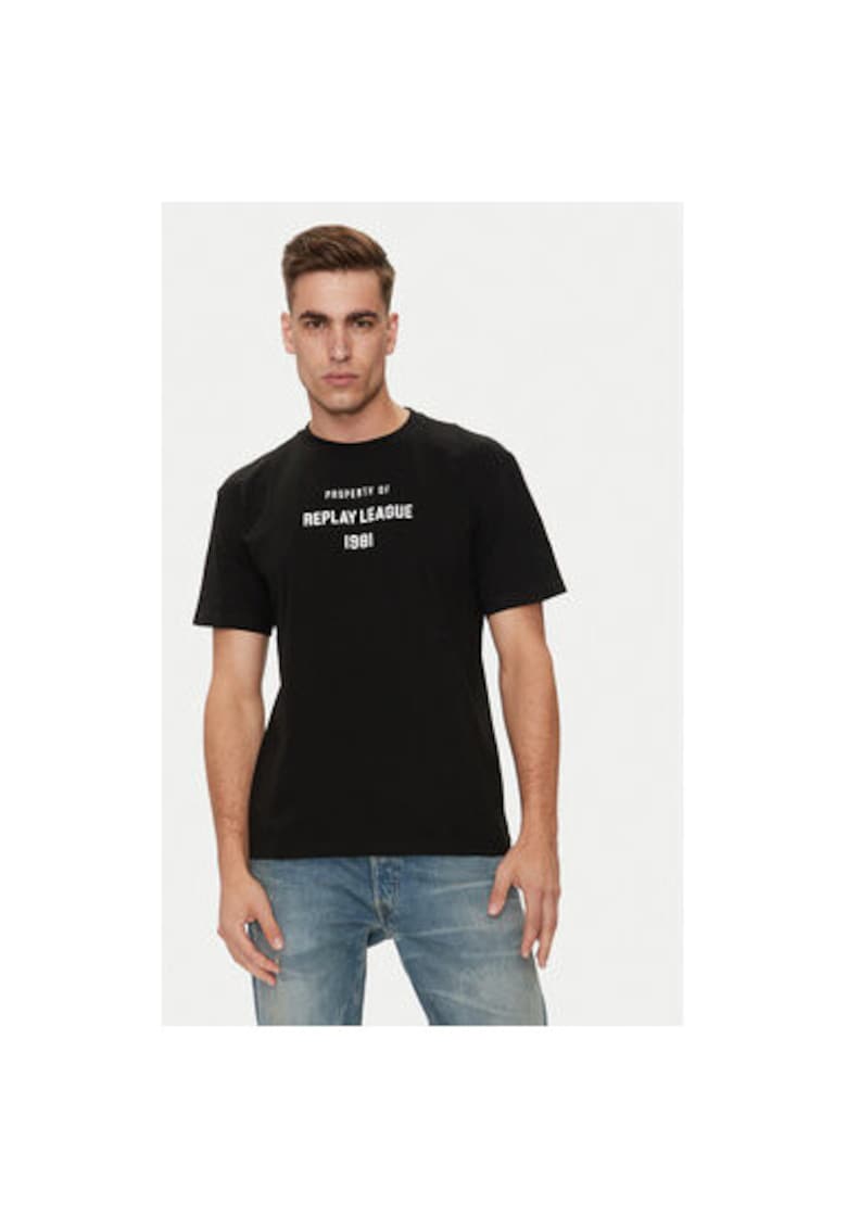 Tricou barbati -  304397356 - Bumbac - Negru