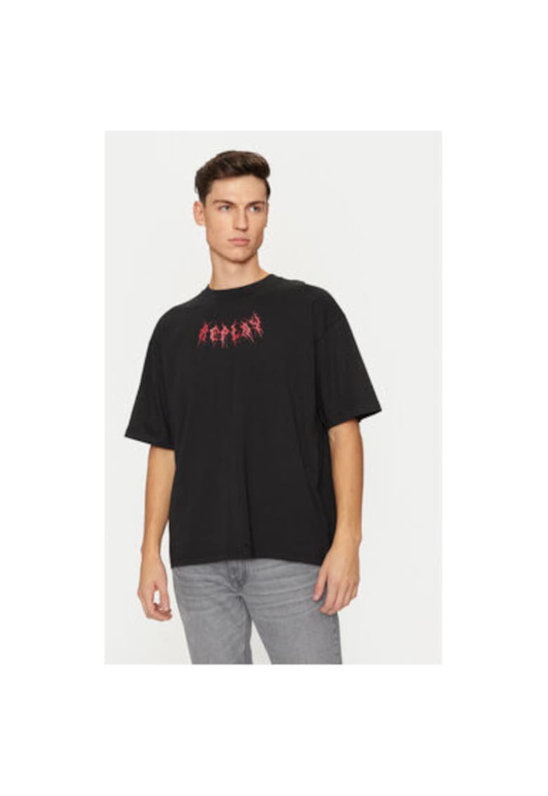 Tricou barbati -  304397301 - Bumbac - Negru