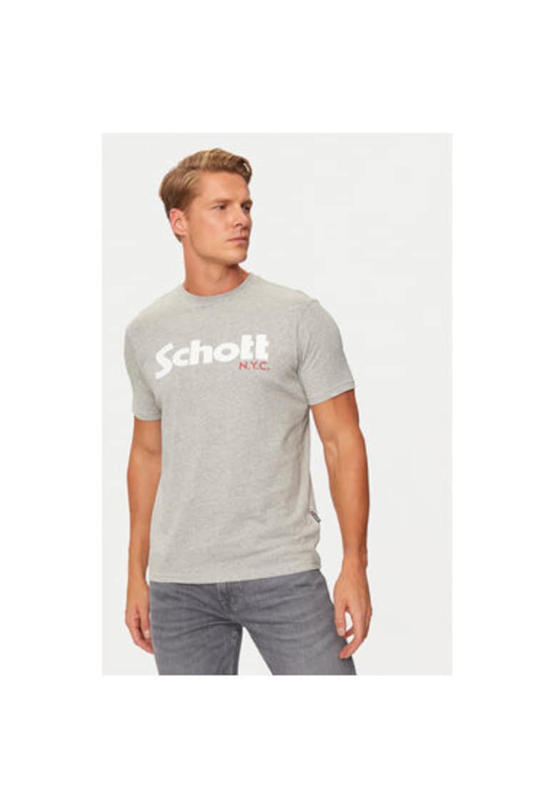 Tricou barbati -  304870040 - Bumbac - Gri