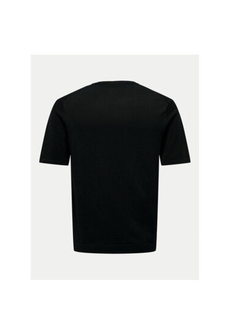 Tricou barbati - 304805202 - Viscoza/Poliester - Negru