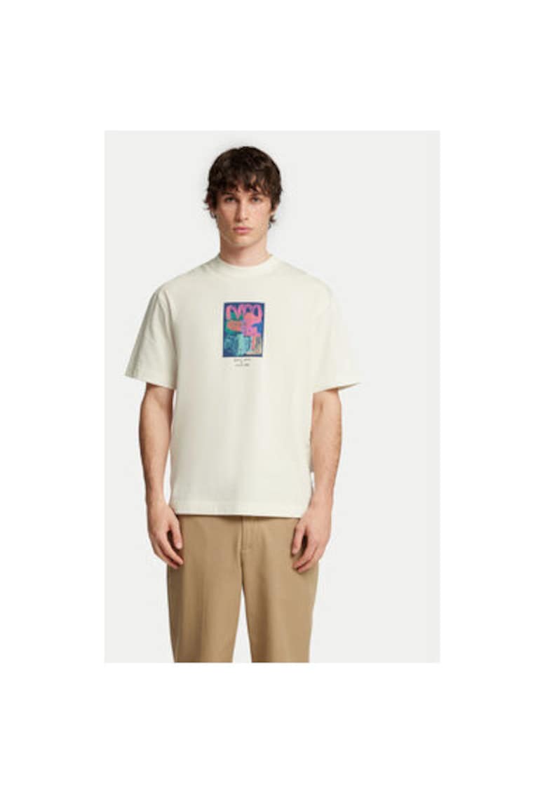 Tricou barbati - 304810091 - Bumbac organic - Bej Tricou barbati - 304810091 - Bumbac organic - Bej