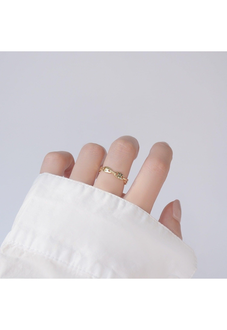 Inel auriu - reglabil - suflat cu aur 14k - Annamary C1 -