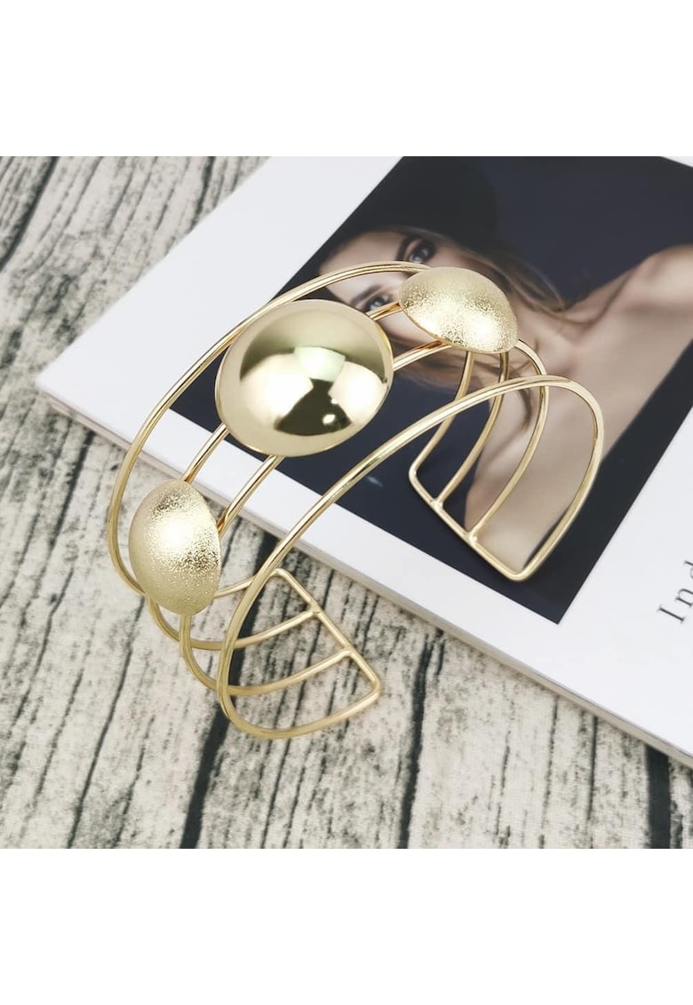 Colier choker - auriu - in 3 straturi - Carly C13 -