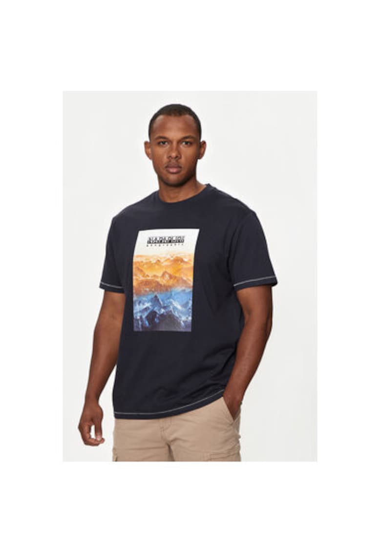 Tricou barbati -  304197109 - Bumbac - Albastru