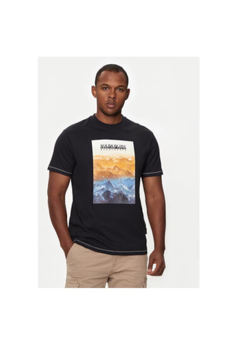 Tricou barbati -  304197093 - Bumbac - Negru