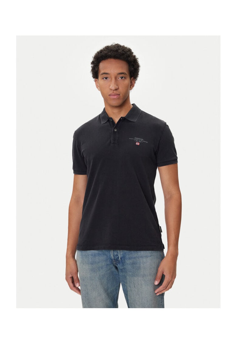 Tricou barbati - 300338087 - Bumbac - 3XL INTL - Negru