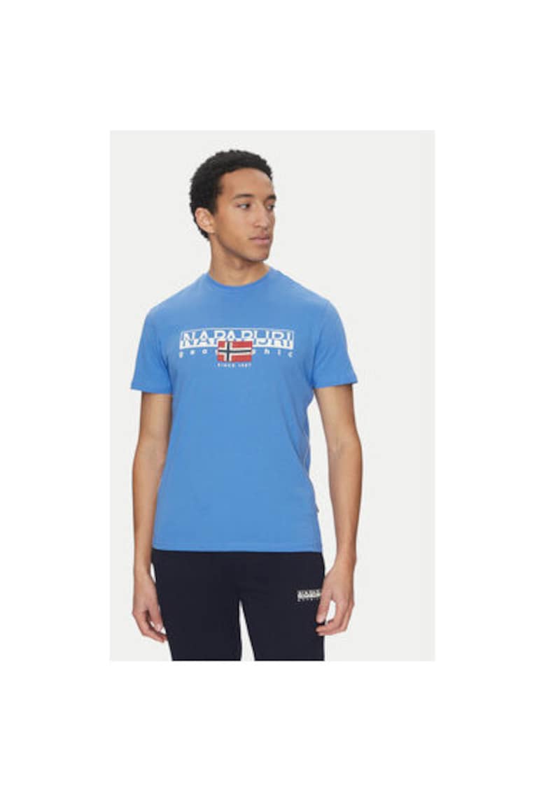 Tricou barbati -  305101860 - Bumbac - Albastru