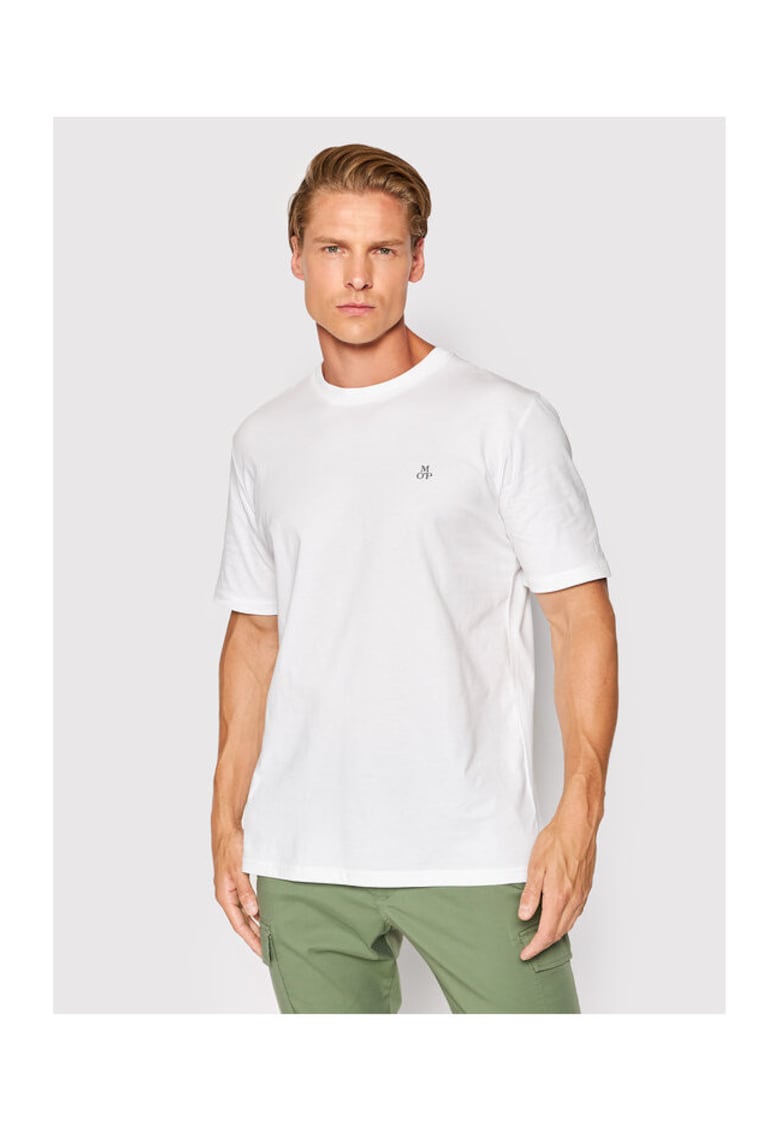 Tricou barbati - 300878651 - Bumbac - Alb - Alb