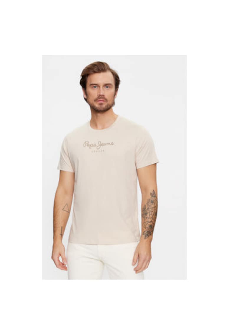 Tricou barbati -  303578732 - Bumbac - S INTL - Bej