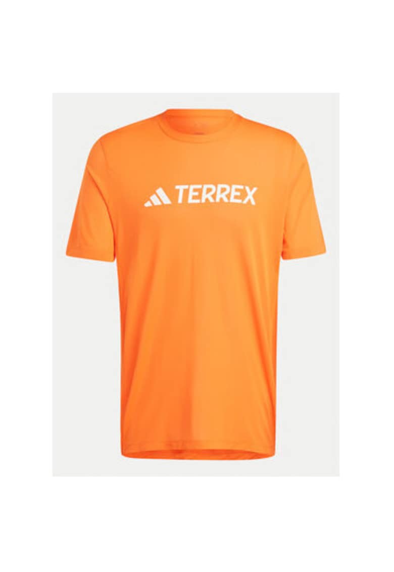 Adidas Tricou barbati - 304055850 - Poliester reciclat - Portocaliu - Portocaliu