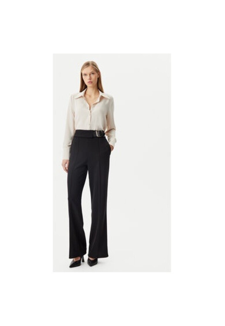 Pantaloni dama -  305317827 - Poliester - Negru