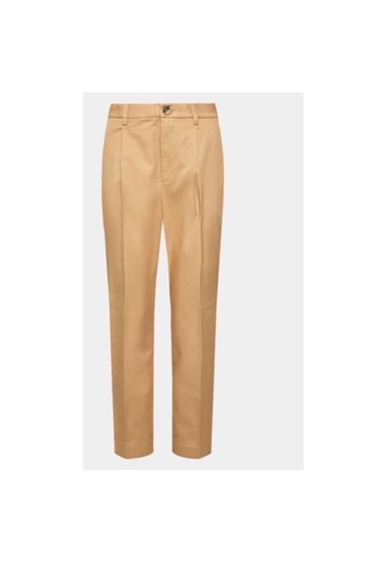 Pantaloni dama - 303010614 - Bumbac - Bej