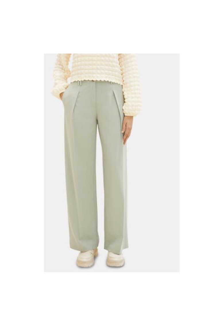 Pantaloni dama - 303521943 - Poliester/Viscoza - Verde - Verde