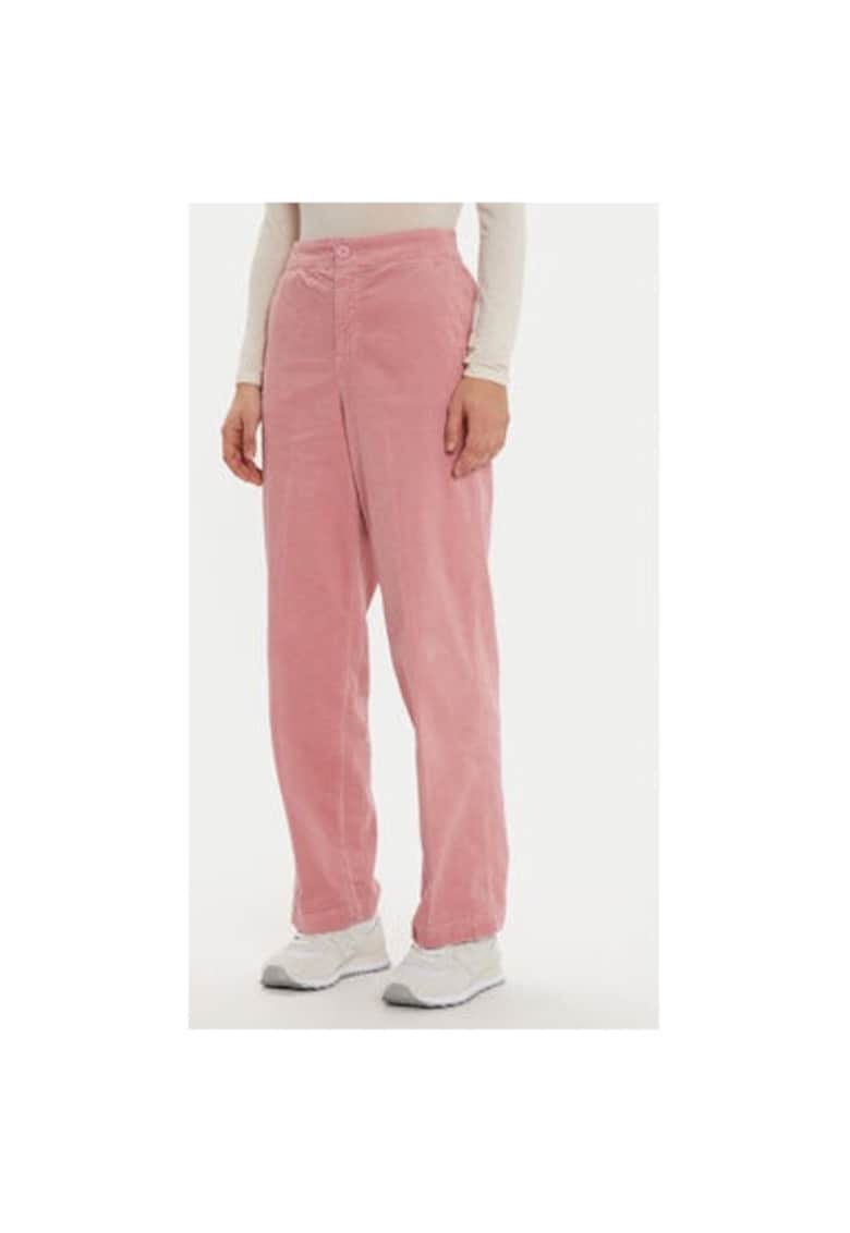 Pantaloni dama -  304522697 - Bumbac - Roz