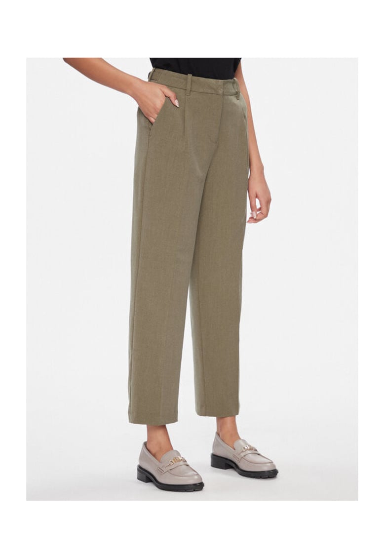 Pantaloni dama - 303566456 - Poliester/Viscoza - Bej - Bej