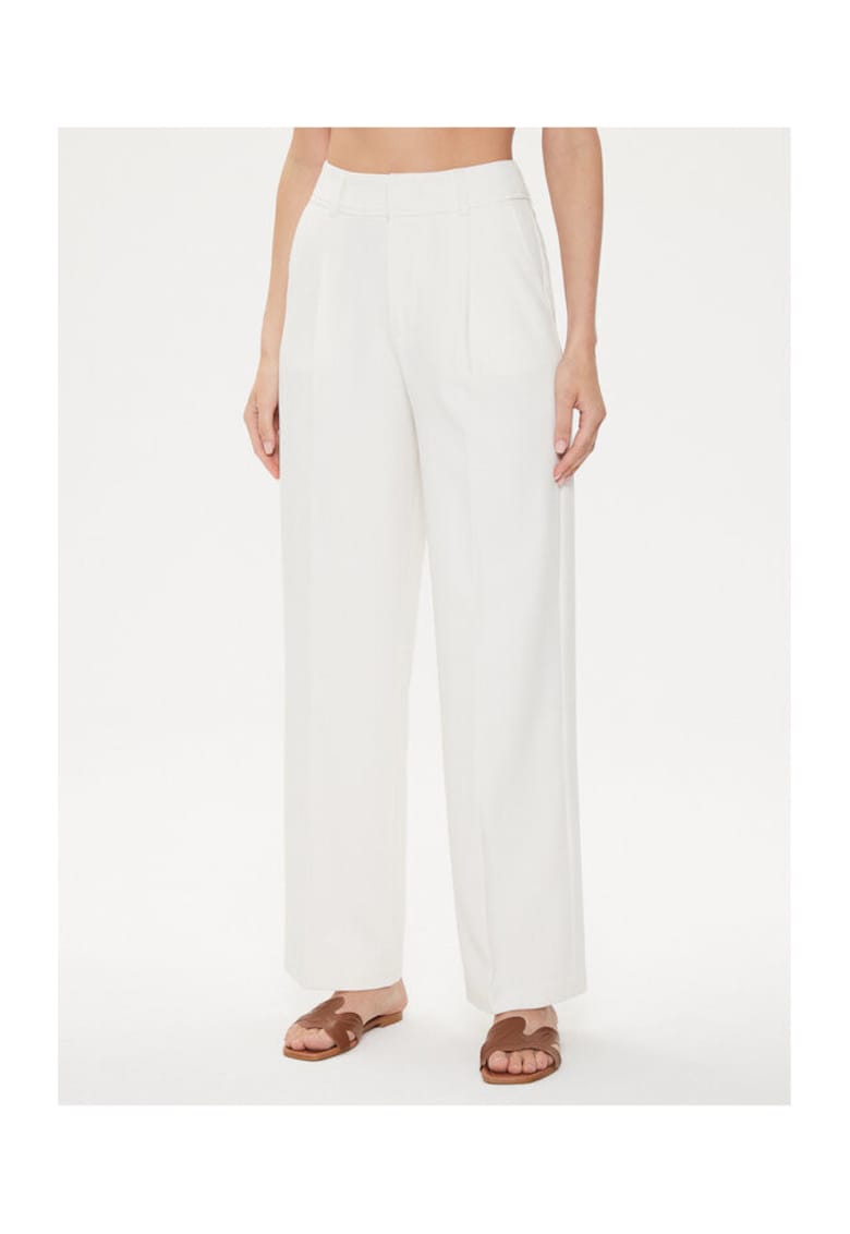 Pantaloni dama - 303802356 - Poliester/Viscoza - Bej - Bej
