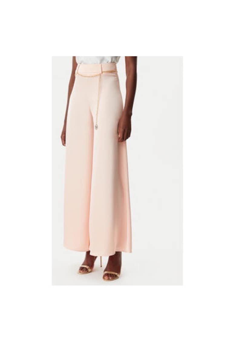 Pantaloni dama - 305318190 - Poliester - Roz Pantaloni dama - 305318190 - Poliester - Roz