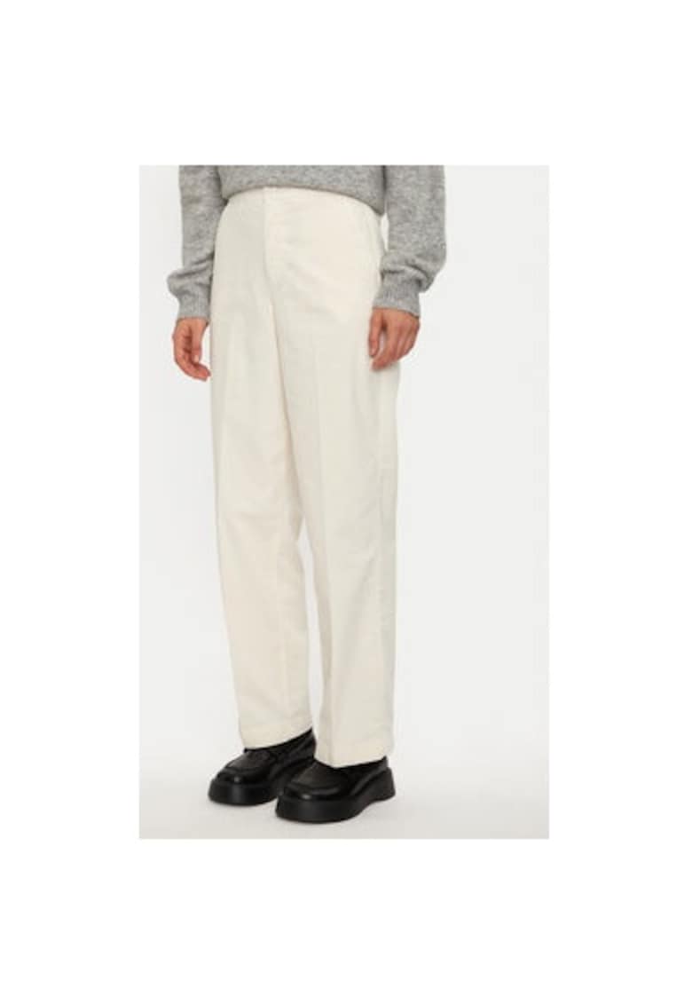 Pantaloni dama -  304522680 - Bumbac - Bej