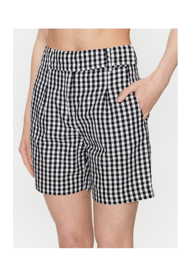 Pantaloni dama - 302121489 - Bumbac/In - Negru - Negru
