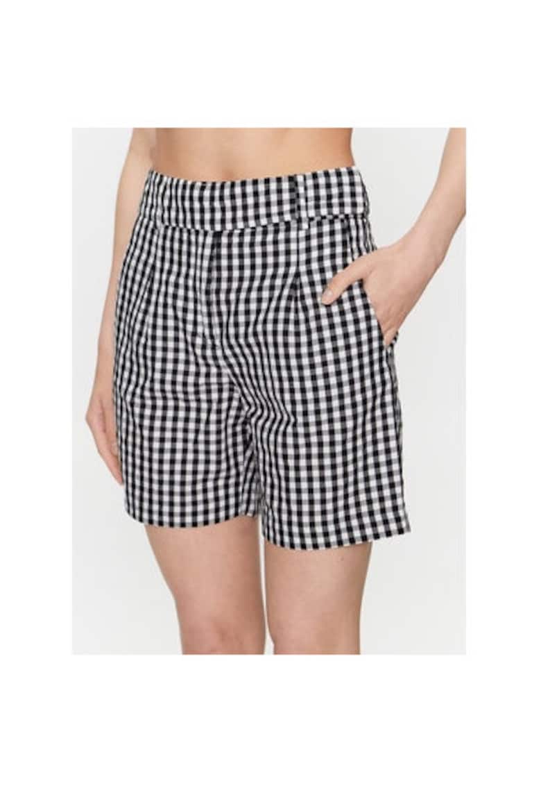 Pantaloni dama - 302121489 - Bumbac/In - Negru