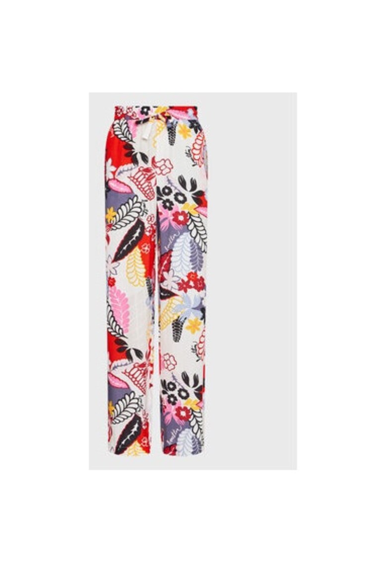 Pantaloni dama - 301267911 - Viscoza - S INTL - Multicolor
