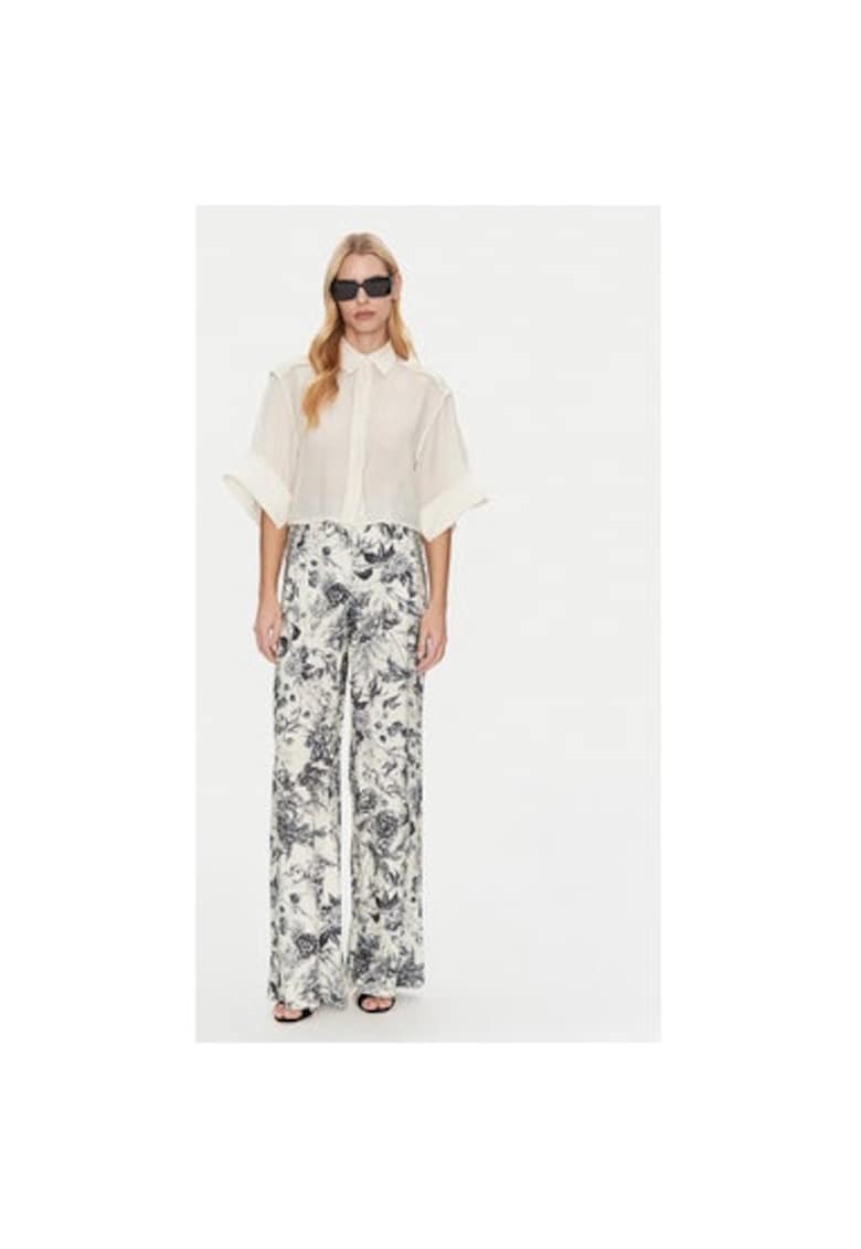 Pantaloni dama -  305172365 - Viscoza - Negru