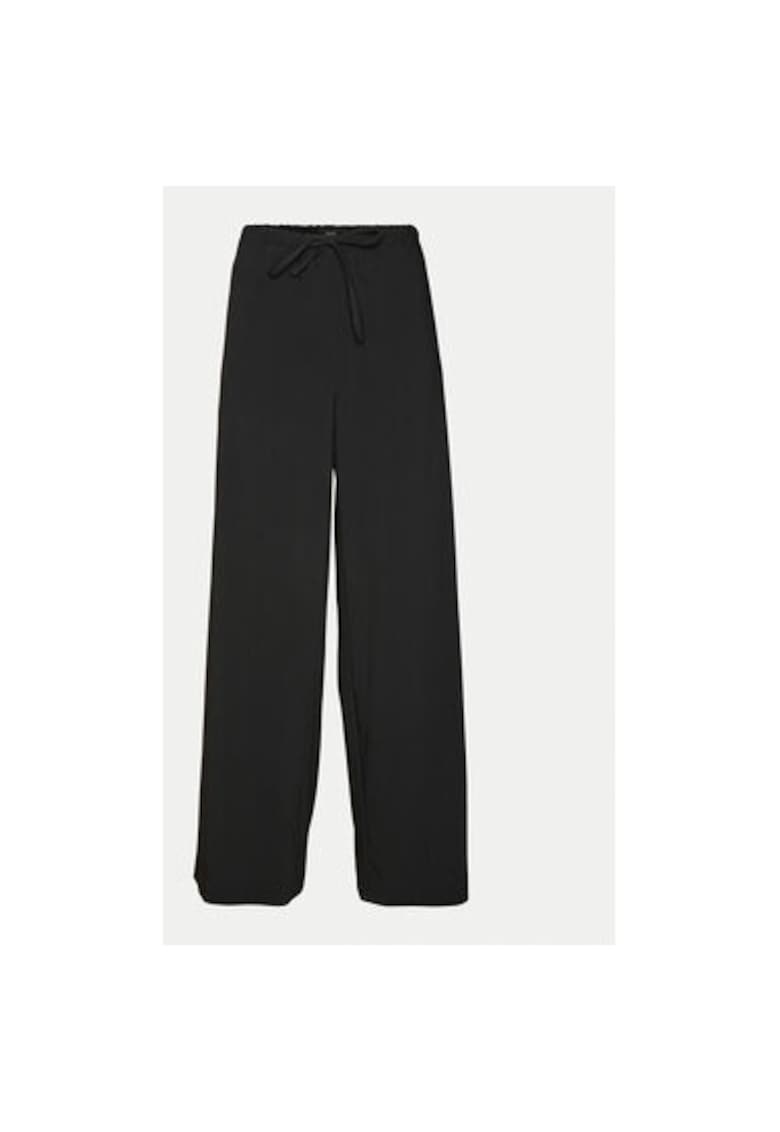 Pantaloni dama - 304868870 - Poliester/Viscoza - Negru - Negru