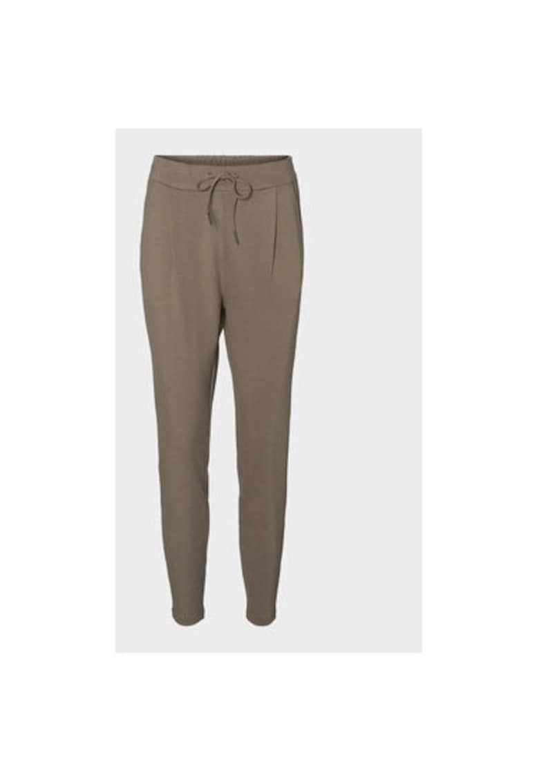 Pantaloni dama -  303613310 - Viscoza/Nylon - Maro