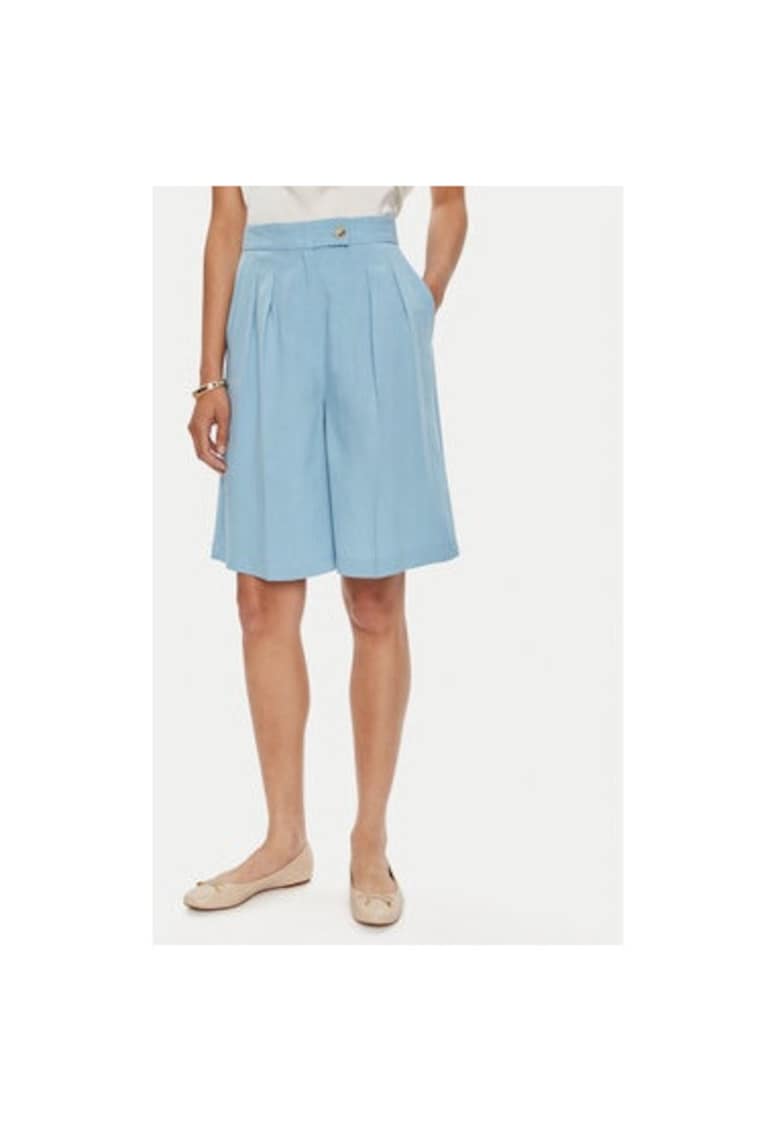 Pantaloni dama -  304549571 - Viscoza/In - Albastru