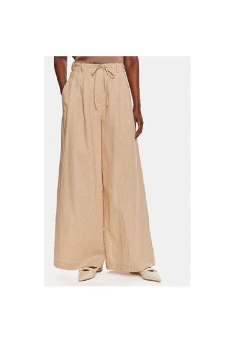 Pantaloni dama - 304575280 - Viscoza - Bej Pantaloni dama - 304575280 - Viscoza - Bej