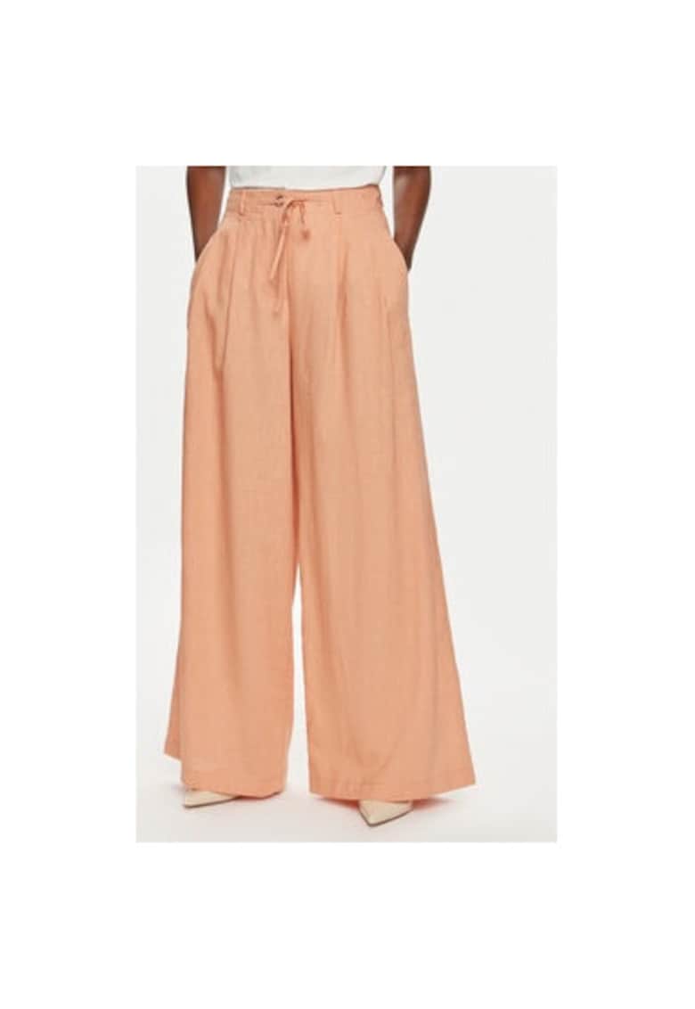 Pantaloni dama - 304575303 - Viscoza - Portocaliu Pantaloni dama - 304575303 - Viscoza - Portocaliu