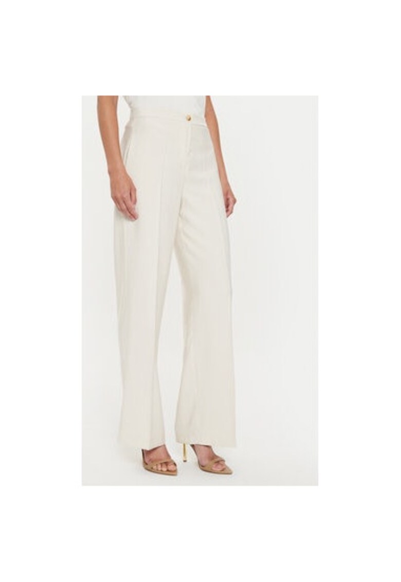 Pantaloni dama - 304573873 - Viscoza - Bej