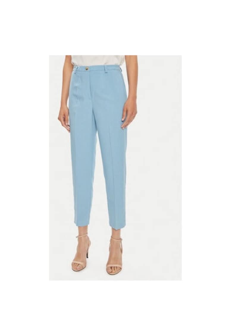 Pantaloni dama -  304549557 - Viscoza/In - Albastru