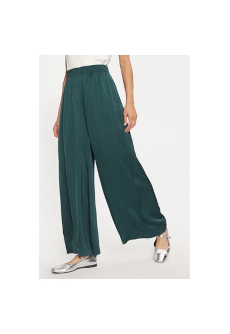 Pantaloni dama -  304902581 - Viscoza - Verde