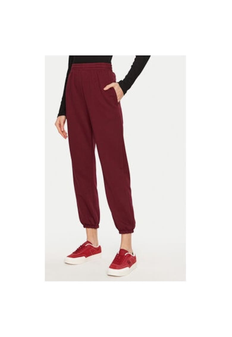 Pantaloni dama -  304905711 - Bumbac/Poliester - Rosu