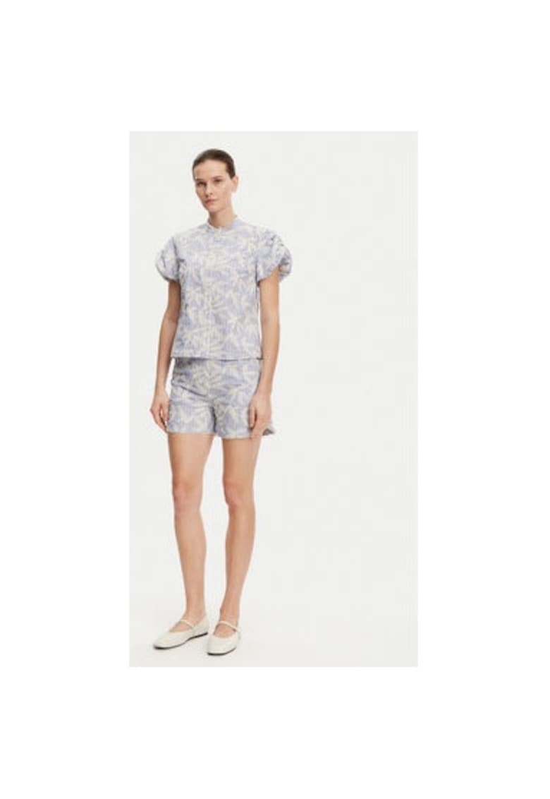 Pantaloni scurti dama -  304893056 - Bumbac organic - Albastru