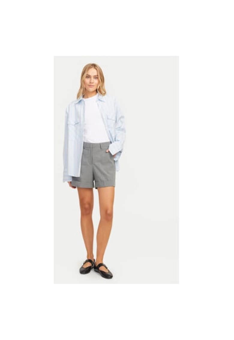 Pantaloni scurti dama -  304702952 - Poliester reciclat/Viscoza - Gri