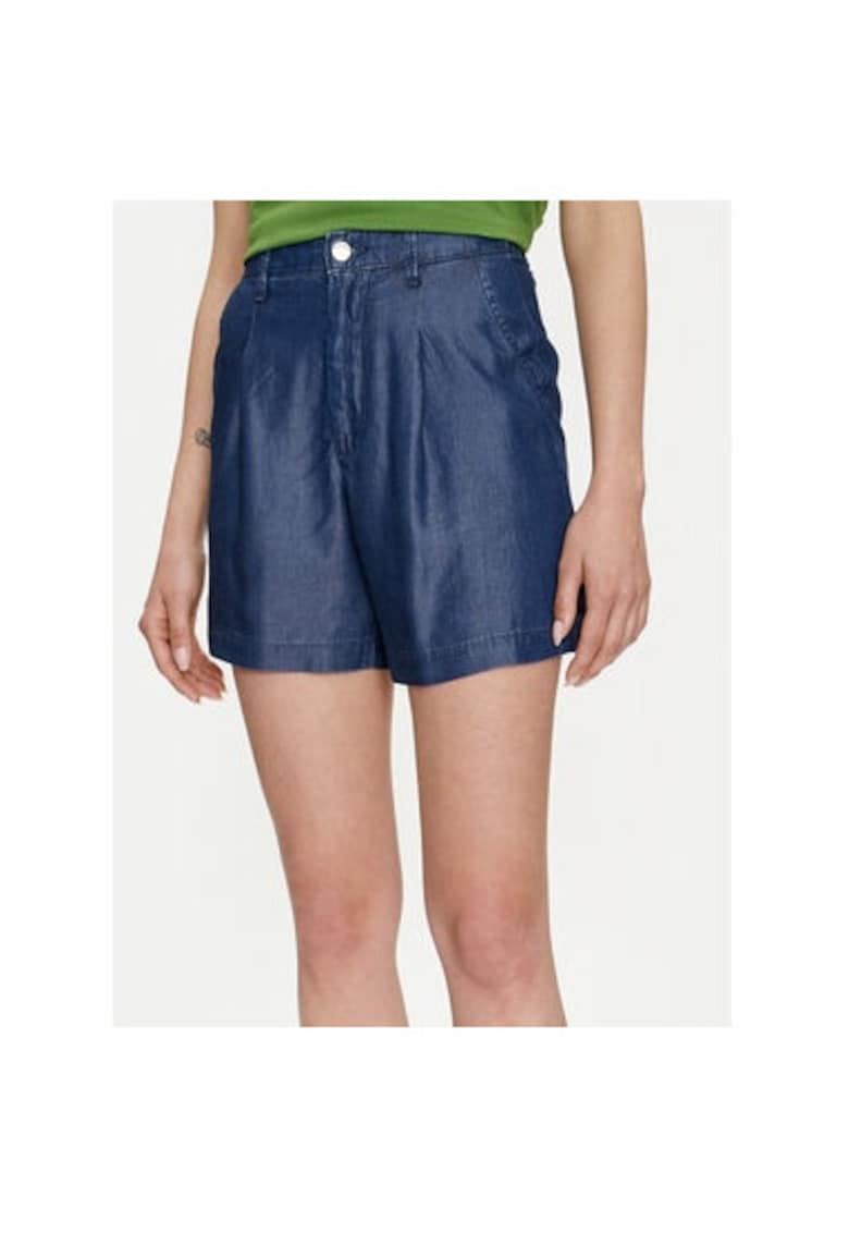 Pantaloni scurti dama -  303802363 - Lyocell - Albastru Pantaloni scurti dama -  303802363 - Lyocell - Albastru