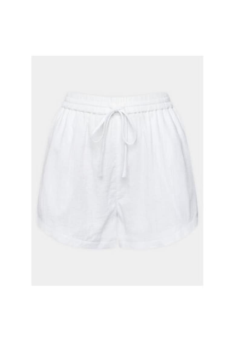 Pantaloni scurti dama - 303652852 - Bumbac - Alb Pantaloni scurti dama - 303652852 - Bumbac - Alb