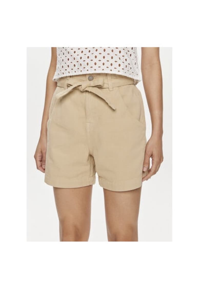 Pantaloni scurti dama -  303802301 - Bumbac - Bej